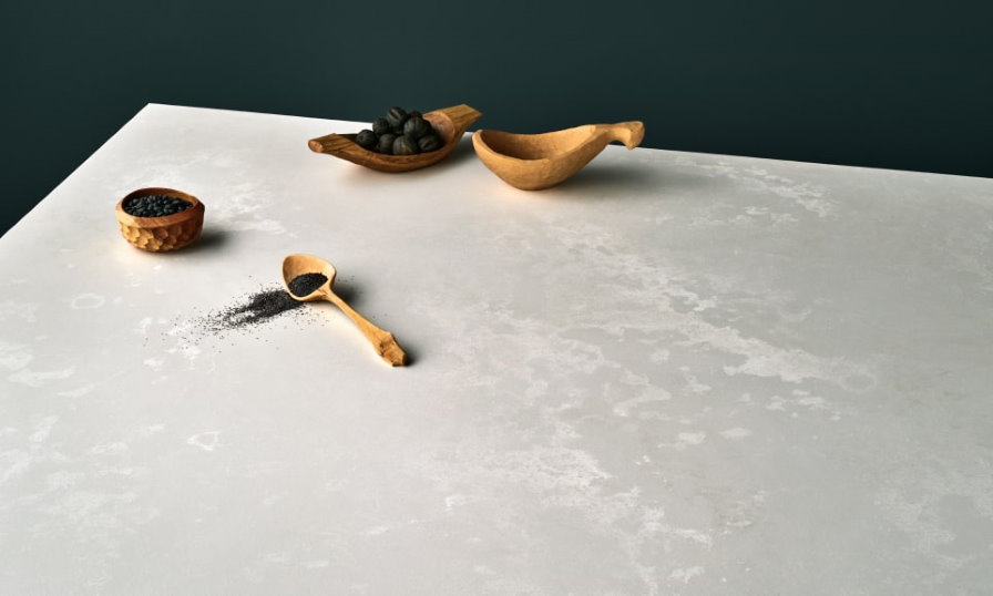 Concrete style benchtop