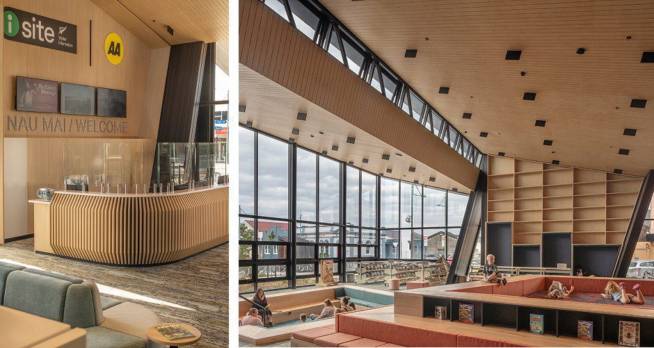 Hawera Library Beautiful & Affordable: The Cost-Saving Power of Melteca as Wall Lining