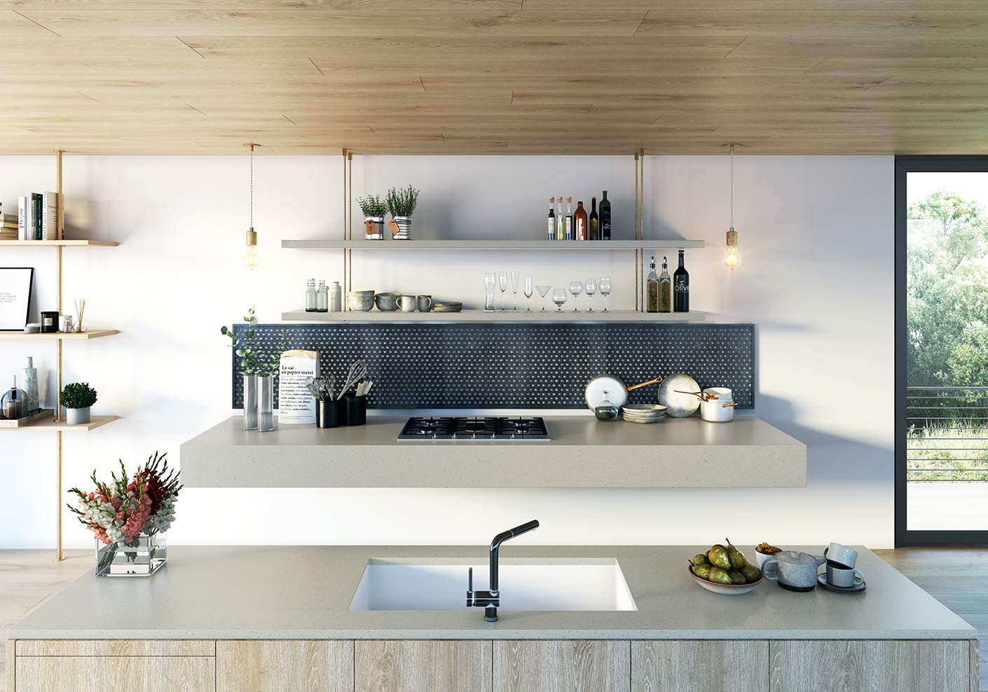 HI-MACS-Urban-Concrete-Modern-Kitchen