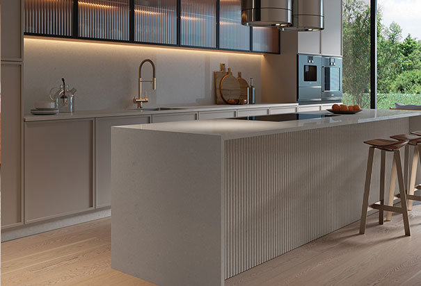 Classic black and white kitchen